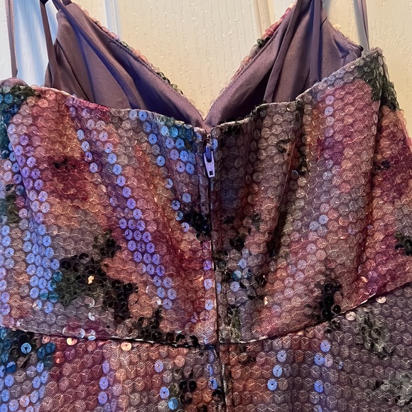 NEW, City Studio Prom Juniors Dress, 7, Purple - Picture 10 of 12